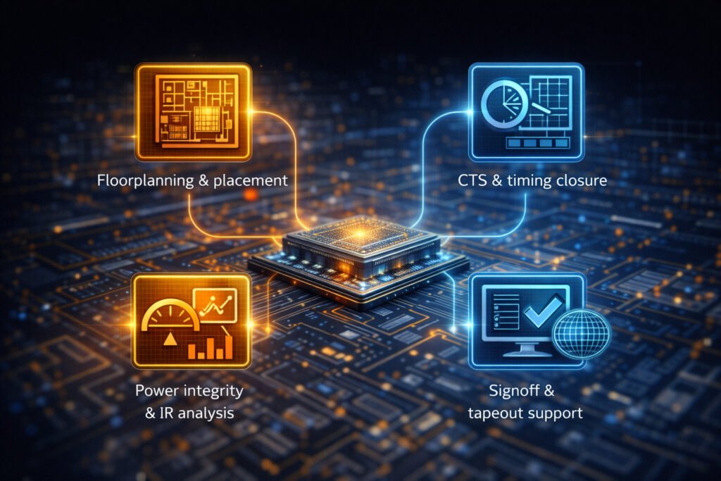 futuristic semiconductor design visual